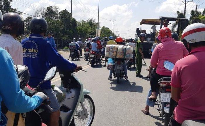 Lực lượng chức năng điều tiết giao thông