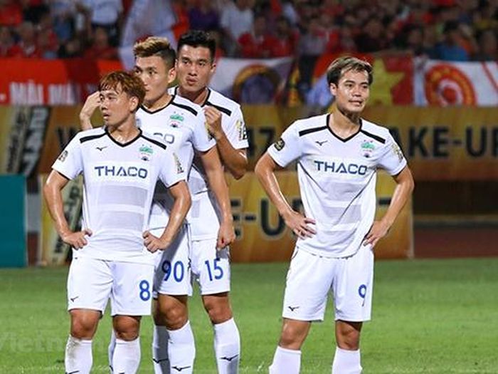 Thi đấu thiếu mục tiêu dường như đang khiến Hoàng Anh Gia Lai tụt lại ở sân chơi V-League. Ảnh: Hoàng Linh