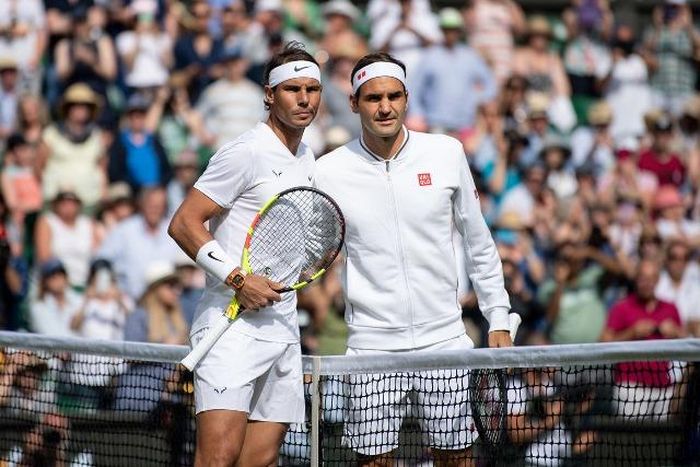 Dù đã quá quen thuộc với hình ảnh kinh điển này, cuộc đối đầu Nadal - Federer luôn là tâm điểm của sự chú ý đối với giới hâm mộ quần vợt.