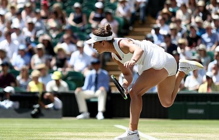 Halep đi vào lịch sử quyền vợt Romania. Ảnh: Eurosport