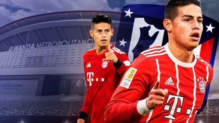 James sắp là người của Atletico