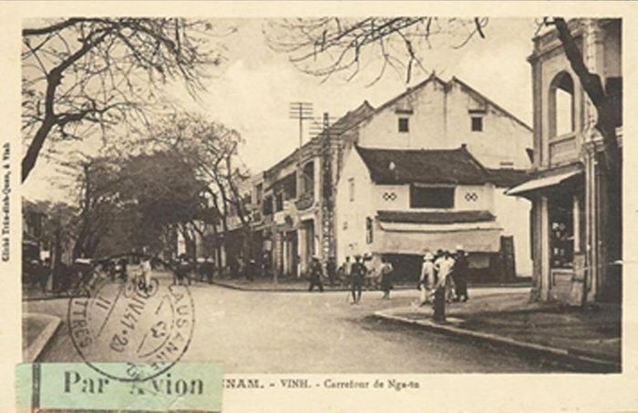 Ngã tư chợ Vinh, nơi bắt đầu Phố Khách. Ảnh: Trần Đình Quán
