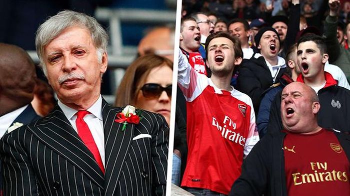 Các CĐV đã lên tiếng phản đối tỷ phú Stan Kroenke