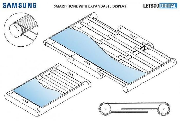 Văn phòng Sáng chế và Thương hiệu Mỹ cũng công bố sáng chế mới của Samsung hôm 11/6