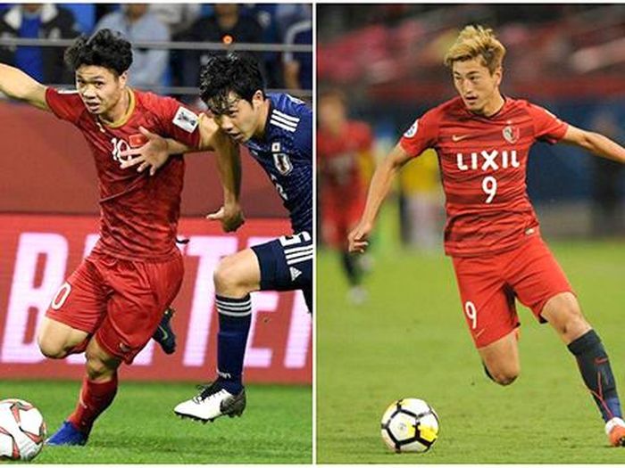 Yuma Suzuki (phải) không phải đối thủ cạnh tranh của Công Phượng, mà có thể là đối tác trên hàng công
