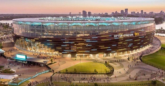 Sân đấu Optus nơi diễn ra trận giao hữu