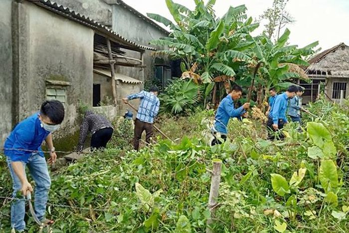 Với sự chỉ đạo quyết liệt, thường xuyên của lãnh đạo Đoàn, thời gian qua, tuổi trẻ xã Cẩm Thạch luôn đi đầu trong các phong trào xây dựng NTM của địa phương