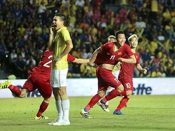Đội tuyển Việt Nam sẽ gặp lại Thái Lan trong trận cầu đỉnh cao tại vòng loại World Cup 2022 khu vực châu Á. Ảnh: Hoàng Linh