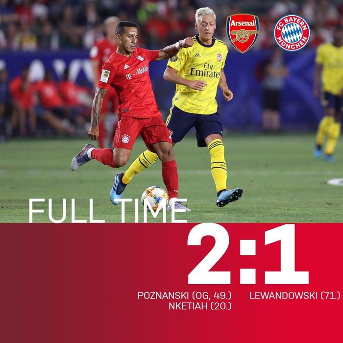 Arsenal giành chiến thắng 2-1