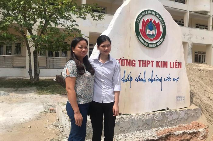 Cô Nguyễn Thị Sao rất tự hào vì có học trò xuất sắc như Giang