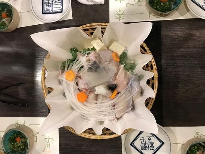 Món chính của Fugu - ảnh tác giả