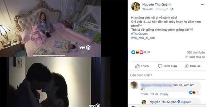  Chia sẻ của Thu Quỳnh khiến cư dân mạng chú ý. Ảnh: FBNV.
