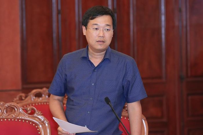 Bí thư Thứ nhất Trung ương Đoàn TNCS Hồ Chí Minh Lê Quốc Phong phát biểu tại Hội nghị.