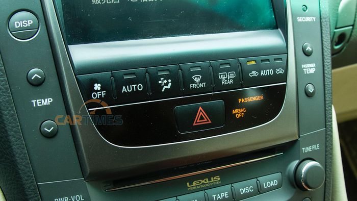 Cụm điều khiển điều hòa xe Lexus GS350 2008