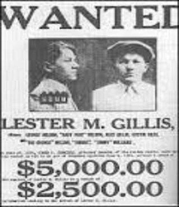Lệnh truy nã Lester Joseph Gillis, tức “Baby Face” Nelson.
