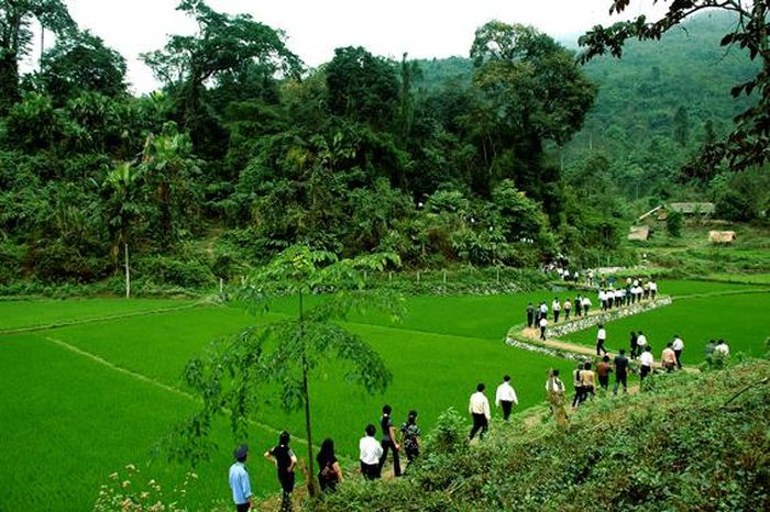 Đường vào lán Khuôn Tát, An toàn khu Phú Đình, Định Hóa. Ảnh minh họa: baothainguyen.org.vn