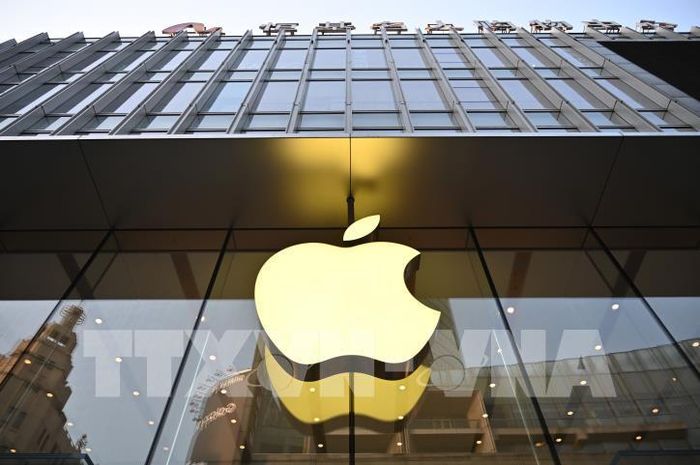 Biểu tượng Apple. Ảnh: AFP/ TTXVN