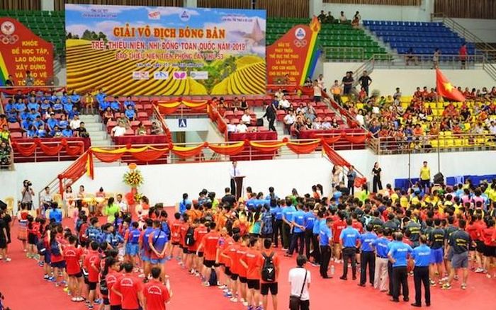 Khai mạc Giải bóng bàn trẻ toàn quốc tại Lào Cai.