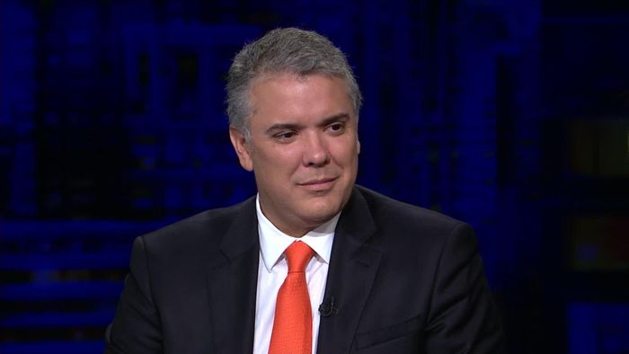 Tổng thống Colombia Ivan Duque đã cáo buộc Tổng thống Venezuela Nicolas Maduro đang biến quốc gia này thành một "thiên đường khủng bố" bằng việc nuôi dưỡng các nhóm cực đoan và băng đảng buôn bán ma túy