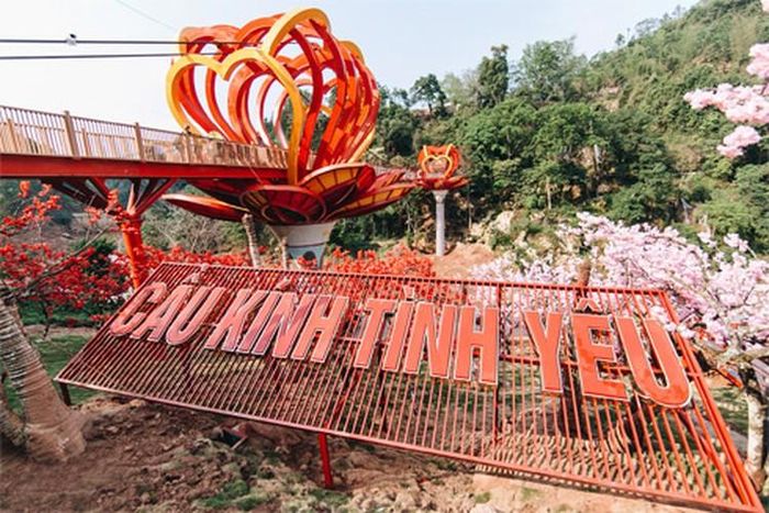  Cầu được thiết kế lấy cảm hứng bởi quốc hoa Việt Nam, hai đầu cầu có hình cánh sen nở rộ 
