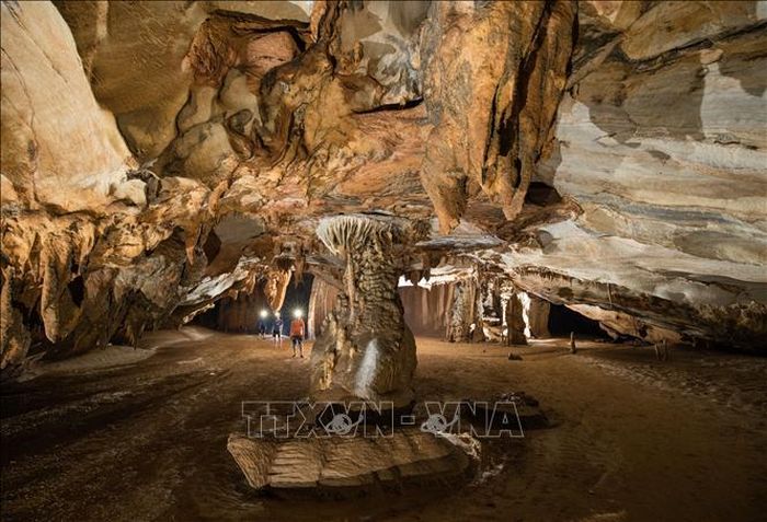 Vẻ đẹp kỳ vĩ của Động Thiên Đường. Ảnh: TTXVN phát