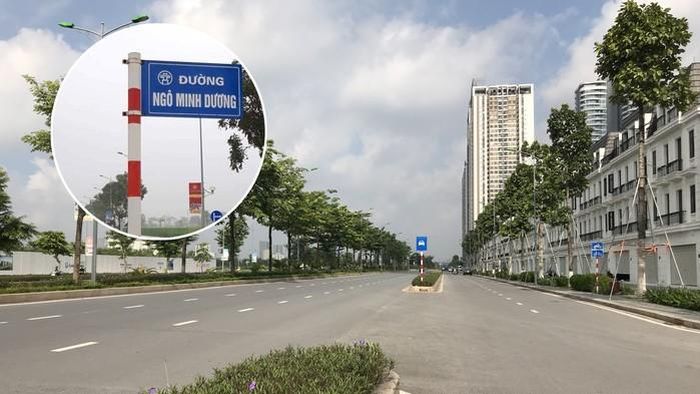 Đoạn đường có tên tự gắn Ngô Minh Dương. Ảnh: Internet