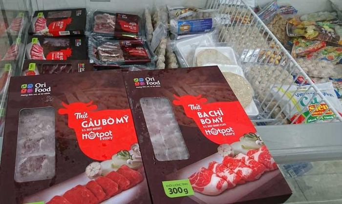 Thịt bò Mỹ nhập khẩu vào Việt Nam bán cao nhất đến 163.300 đồng/kg.