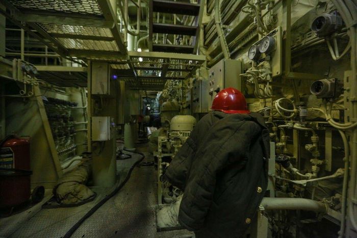 Khoang động cơ của tàu Akademik Lomonosov. (Ảnh: Sputnik) 