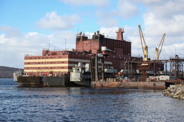  Dự án nhà máy điện hạt nhân nổi Akademik Lomonosov được Nga triển khai từ năm 2007. (Ảnh: Sputnik) 
