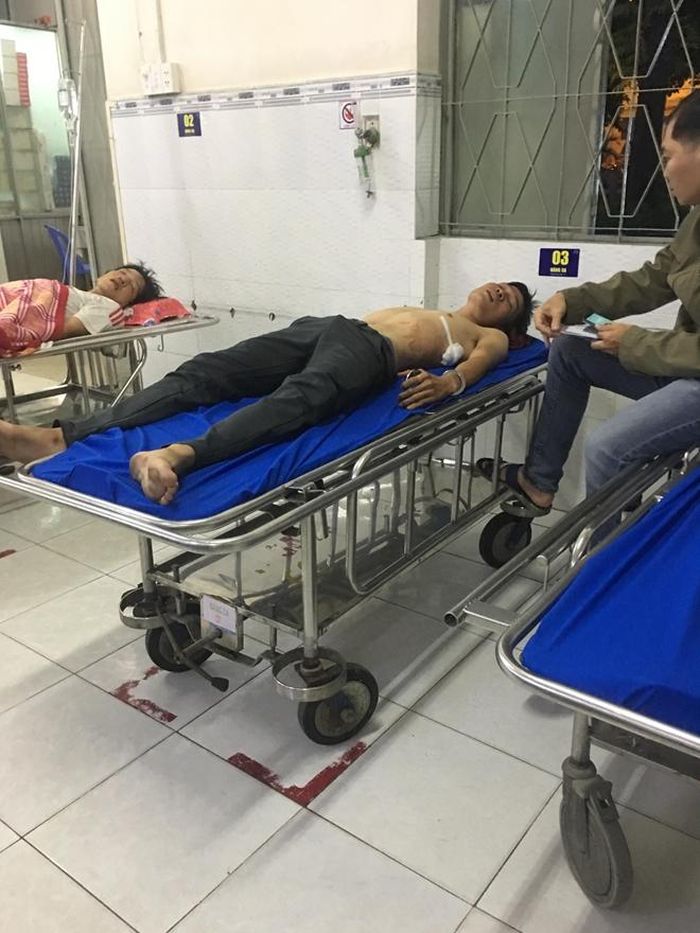 Châu đang được cấp cứu tại bệnh viện