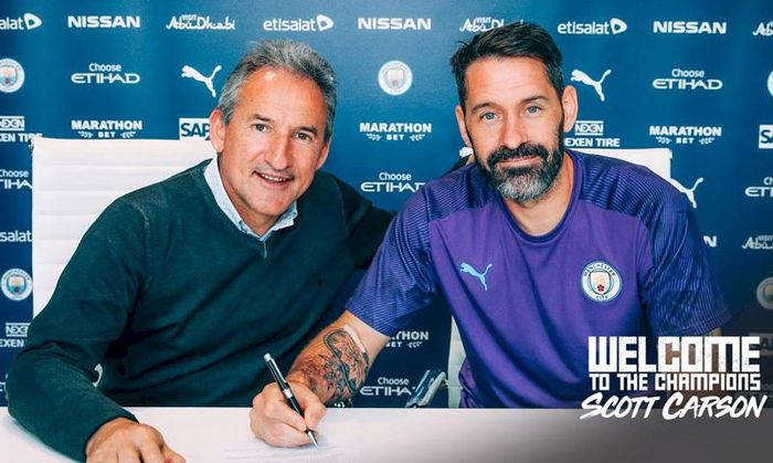 Carson ký vào bản hợp đồng 1 năm với Man City theo dạng cho mượn