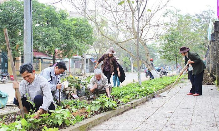 Người dân Đông Hà tích cực tham gia xây dựng tuyến phố văn minh đô thị
