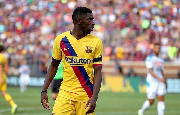 Dembele cũng góp công vào chiến thắng đậm đà của Barca
