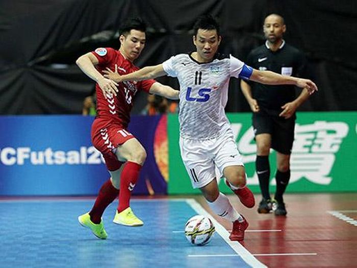 Năm ngoái Thái Sơn Nam đã hạ đẹp Nagoya Oceans 3-2 để vào bán kết. Ảnh: Độc Lập