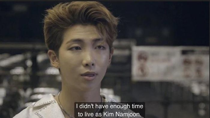 "Tôi đã không có đủ thời gian để sống như một Kim Nam Joon thực sự" - RM từng chia sẻ trước đây
