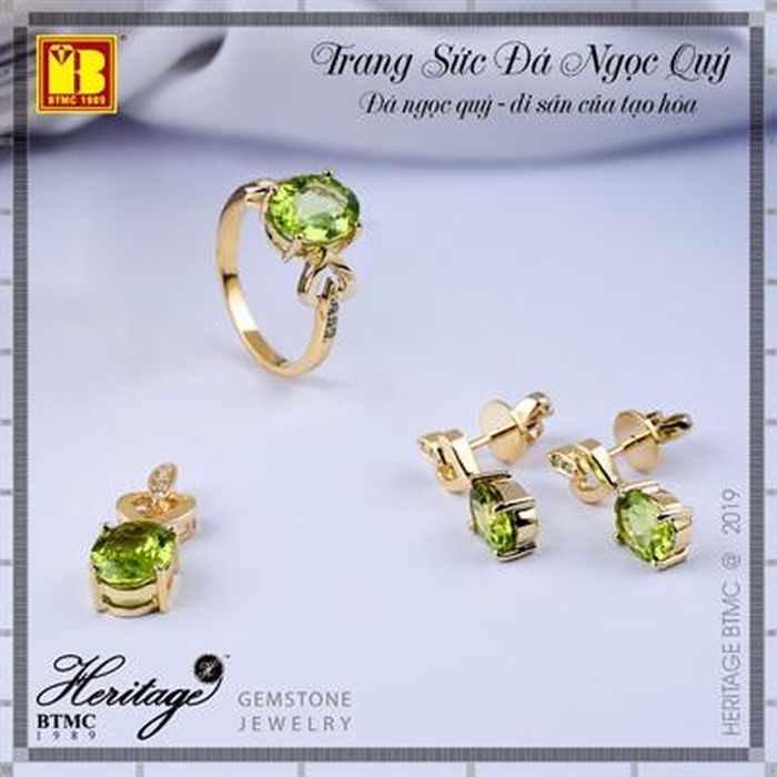 Trang sức ngọc Peridot: Sung túc - Hạnh phúc ngập tràn