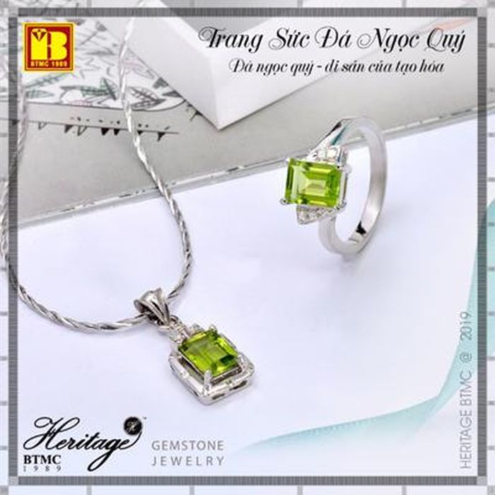 Trang sức Nam gắn Peridot - Lịch lãm và nâng tầm đẳng cấp