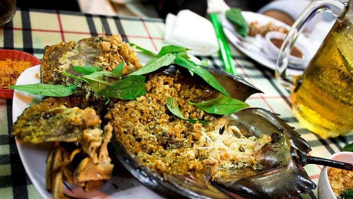 Sam biển: Vốn dĩ là đất miền biển nên tại Quảng Ninh thì các bạn có thể ăn tẹt ga hải sản hay các loại động vật sống dưới nước. Điển hình là sam biển, các món ăn được làm từ sam biển rất đa dạng như gỏi sam, chân sam biển xào chua ngọt, sam hấp, sam xào xả ớt,… Thịt sam biển rất tươi ngon có vị dai và thơm đặc biệt.