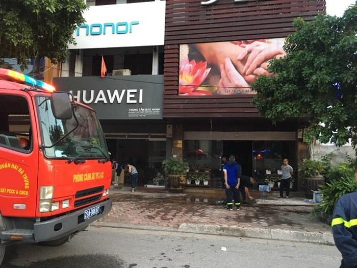 Vụ cháy may mắn không gây thiệt hại về người.
