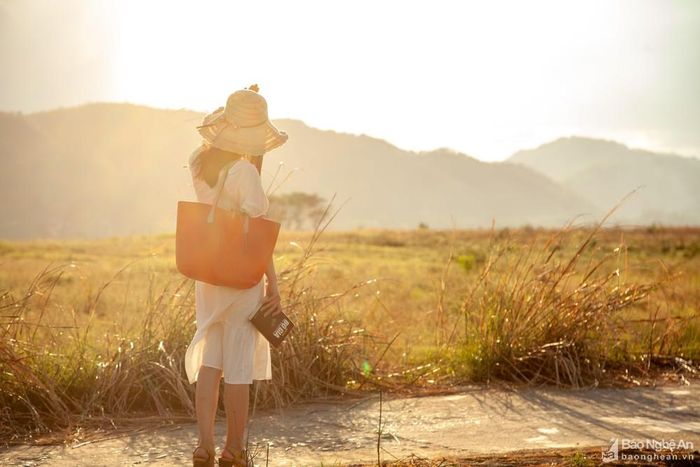 Rừng bạch đàn được đốt lớp cỏ và lá khô làm một số cây bị sém lá ngả sang màu vàng rất ăn ảnh.