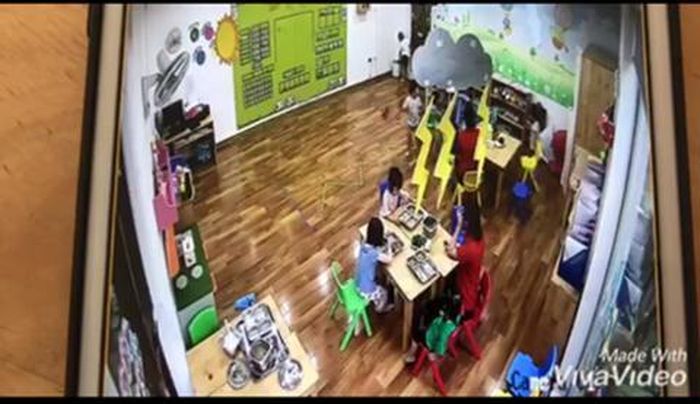 Hình ảnh cắt từ clip vụ việc