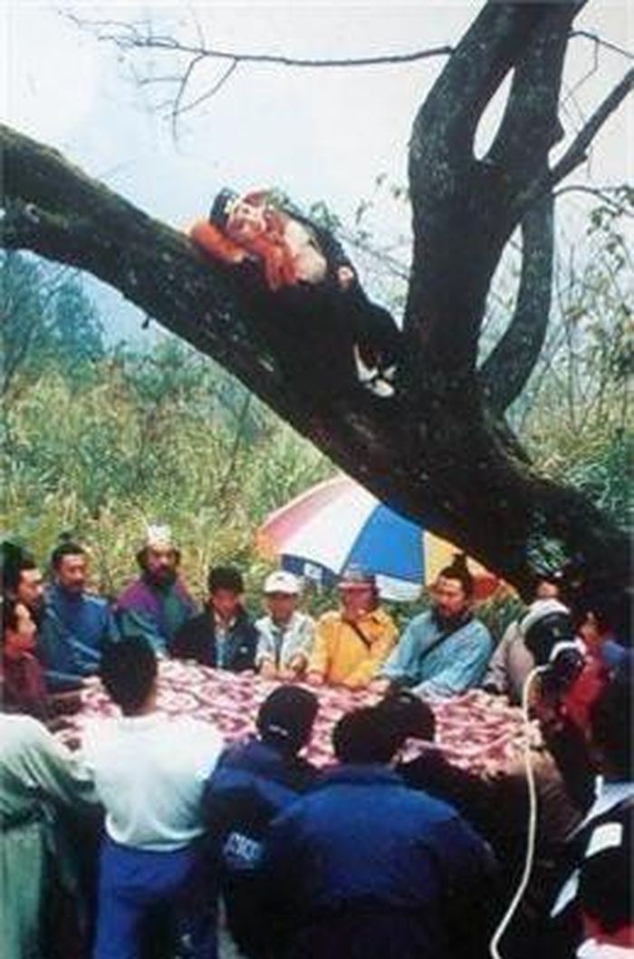 Những cảnh phim cả tòa thành hoành tráng, lộng lẫy trên đường lấy kinh của bốn thầy trò thực ra được tổ thiết kế tạo mô hình và quay cận như thế này.