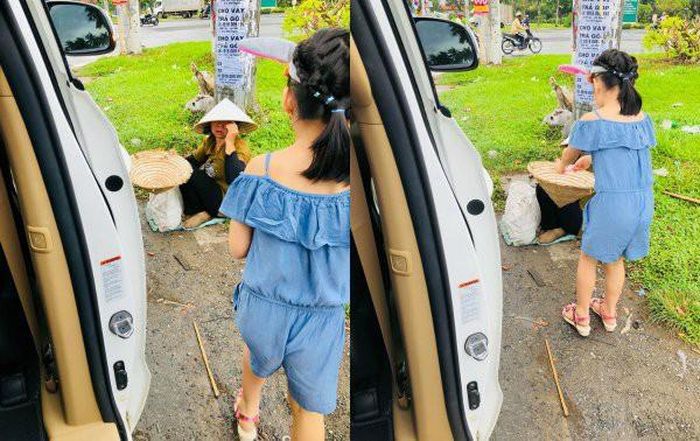 Ba mẹ Công Vinh - Thủy Tiên chăm làm từ thiện nên nàng tiểu công chúa cũng ảnh hưởng phần nào. Cô bé từng nằng nặc xin bố mẹ xuống xe khi nhìn thấy người ăn xin bên đường để giúp đỡ.