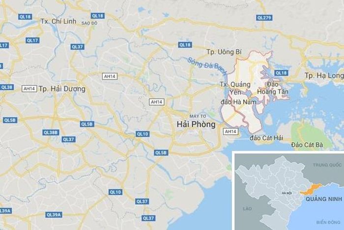 Khu vực nơi xảy ra tai nạn. Ảnh: Google Maps.