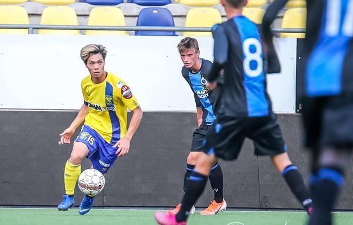 Công Phượng phải chơi ở đội U21 của STVV gần đây. Ảnh: STVV.