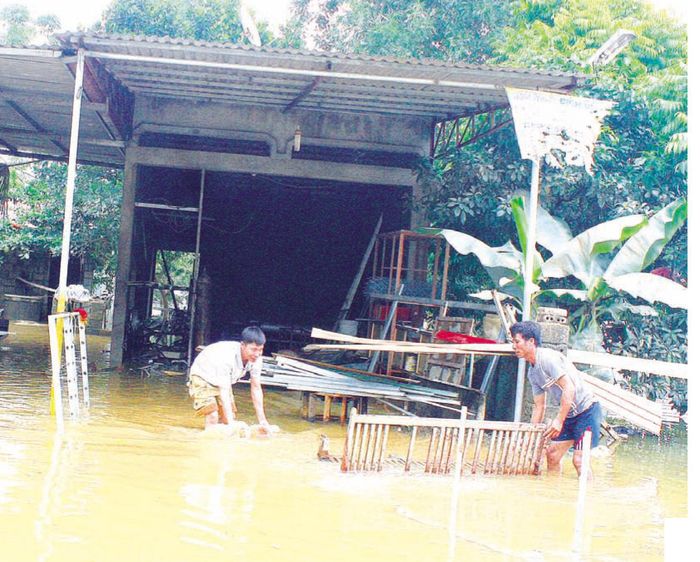 Thanh Hóa là tỉnh chịu nhiều thiệt hại trong bão số 4 vừa qua. Ảnh: Nguyễn Chung