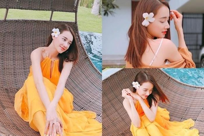 Nhã Phương dịu dàng, nữ tính trong loạt ảnh mới đây. Cô đã thay đổi phong cách để trẻ trung hơn sau khi sinh con.