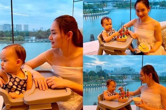 Lan Phương khoe loạt khoảnh khắc bên con gái đáng yêu.