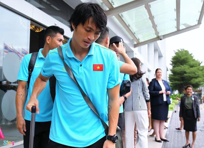 Nguyễn Tuấn Anh khá trầm lặng dù đã chơi rất hay trước Thái Lan. 