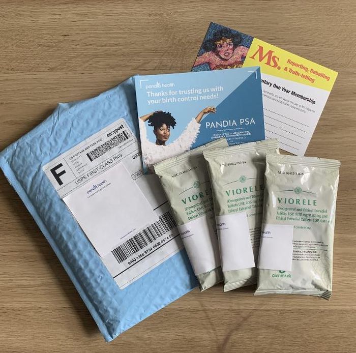 Những gói hàng giao tới phụ nữ của Pandia Health 